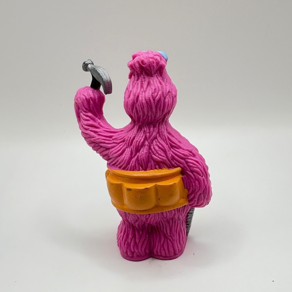 Vintage Sesame Street Yip Yip Martian Pink PVC Figures Set Hammer Saw 3 Inch - Picture 7 of 7